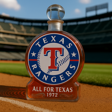 Texas Rangers Whiskey Decanter