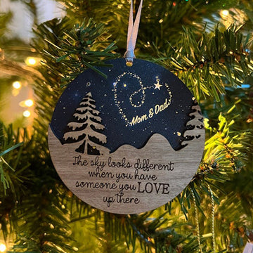 Personalized Memorial Christmas Ornament