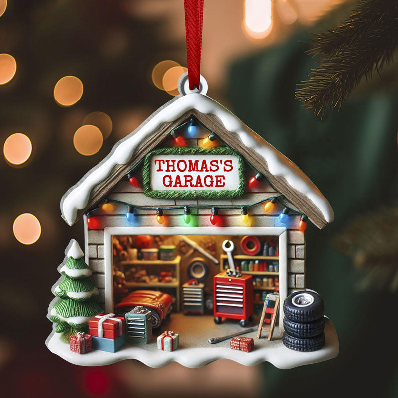 Personalized Garage Ornament