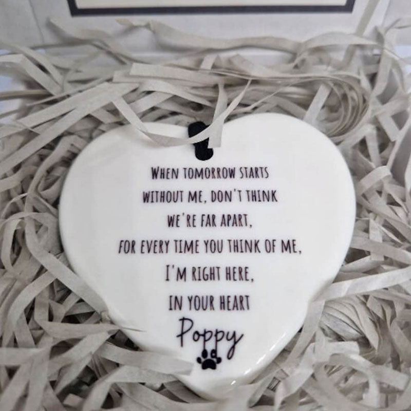 Personalization Dog death Gift