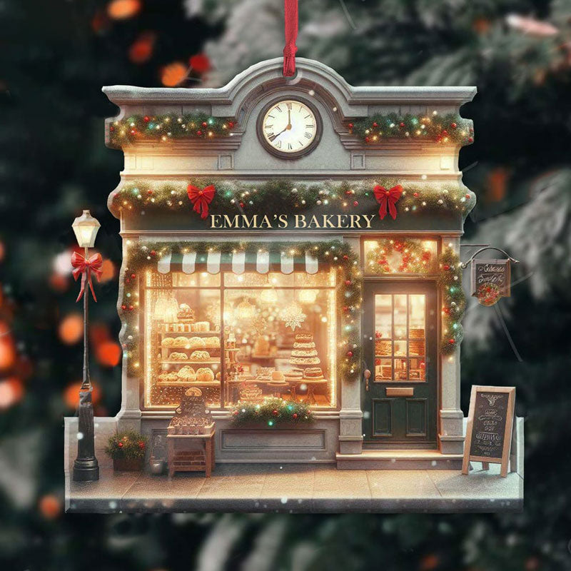 Personalized Bakery Christmas Ornament