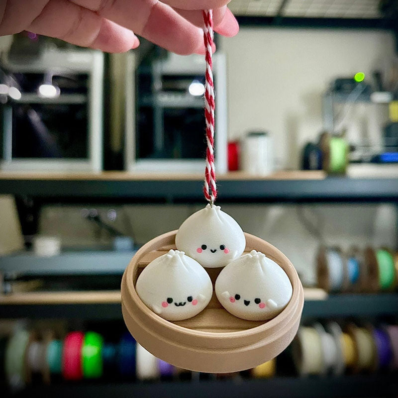 Bao Siblings with Basket Ornament