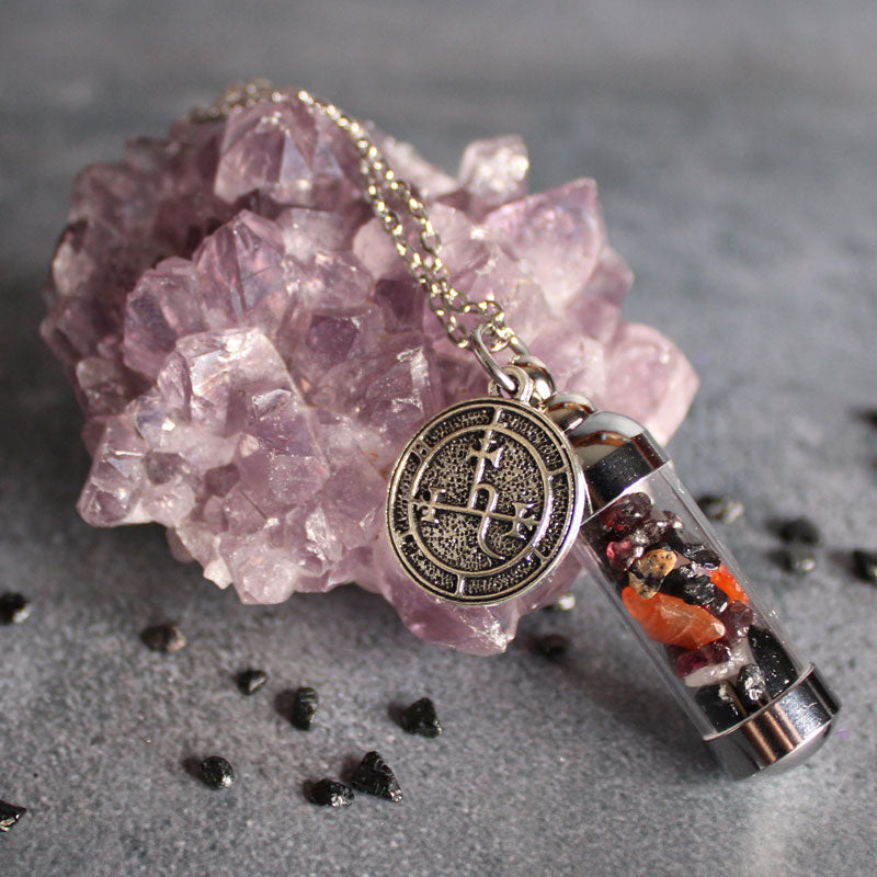 Lilith Spell Jar Amulet Necklace