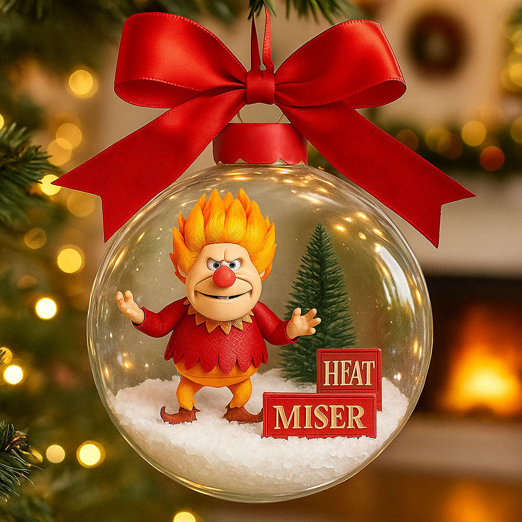 Heat Miser & Snow Miser Christmas Ornament 🎄🔥❄️