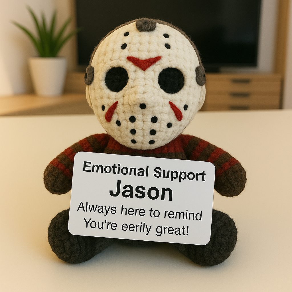 Emotional Support Ghostface Plush